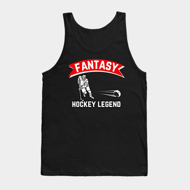 Fantasy Hockey Legend Tank Top by NICHE&NICHE